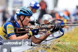 03.08.2024, Sandnes, Norway (NOR): Alfred Eriksson (SWE) - BLINK24 Festival Biathlon - Sandnes (NOR). www.nordicfocus.com. © Manzoni/NordicFocus. Every downloaded picture is fee-liable.