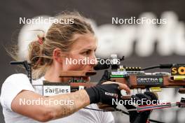 03.08.2024, Sandnes, Norway (NOR): Justine Braisaz-Bouchet (FRA) - BLINK24 Festival Biathlon - Sandnes (NOR). www.nordicfocus.com. © Nordnes/NordicFocus. Every downloaded picture is fee-liable.