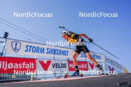 02.08.2024, Sandnes, Norway (NOR): Eric Perrot (FRA) - BLINK24 Festival Biathlon - Sandnes (NOR). www.nordicfocus.com. © Nordnes/NordicFocus. Every downloaded picture is fee-liable.