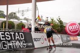 03.08.2024, Sandnes, Norway (NOR): Fabien Claude (FRA) - BLINK24 Festival Biathlon - Sandnes (NOR). www.nordicfocus.com. © Nordnes/NordicFocus. Every downloaded picture is fee-liable.