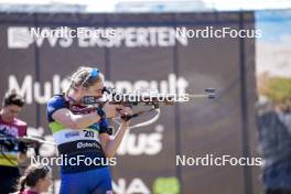 02.08.2024, Sandnes, Norway (NOR): Hanna Boerve (NOR) - BLINK24 Festival Biathlon - Sandnes (NOR). www.nordicfocus.com. © Nordnes/NordicFocus. Every downloaded picture is fee-liable.