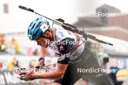 03.08.2024, Sandnes, Norway (NOR): Martin Uldal (NOR) - BLINK24 Festival Biathlon - Sandnes (NOR). www.nordicfocus.com. © Nordnes/NordicFocus. Every downloaded picture is fee-liable.