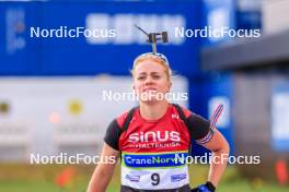 02.08.2024, Sandnes, Norway (NOR): Sophie Chauveau (FRA) - BLINK24 Festival Biathlon - Sandnes (NOR). www.nordicfocus.com. © Nordnes/NordicFocus. Every downloaded picture is fee-liable.