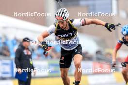 03.08.2024, Sandnes, Norway (NOR): David Zobel (GER) - BLINK24 Festival Biathlon - Sandnes (NOR). www.nordicfocus.com. © Manzoni/NordicFocus. Every downloaded picture is fee-liable.