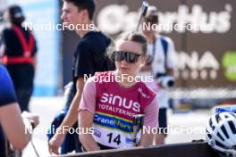 02.08.2024, Sandnes, Norway (NOR): Jeanne Richard (FRA) - BLINK24 Festival Biathlon - Sandnes (NOR). www.nordicfocus.com. © Nordnes/NordicFocus. Every downloaded picture is fee-liable.