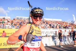 02.08.2024, Sandnes, Norway (NOR): Julia Simon (FRA) - BLINK24 Festival Biathlon - Sandnes (NOR). www.nordicfocus.com. © Manzoni/NordicFocus. Every downloaded picture is fee-liable.