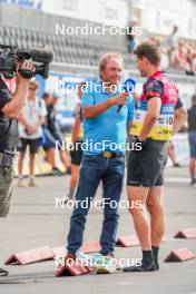 02.08.2024, Sandnes, Norway (NOR): Sturla Holm Laegreid (NOR) - BLINK24 Festival Biathlon - Sandnes (NOR). www.nordicfocus.com. © Nordnes/NordicFocus. Every downloaded picture is fee-liable.