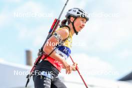 02.08.2024, Sandnes, Norway (NOR): Jeanne Richard (FRA) - BLINK24 Festival Biathlon - Sandnes (NOR). www.nordicfocus.com. © Manzoni/NordicFocus. Every downloaded picture is fee-liable.