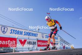 02.08.2024, Sandnes, Norway (NOR): Sturla Holm Laegreid (NOR) - BLINK24 Festival Biathlon - Sandnes (NOR). www.nordicfocus.com. © Nordnes/NordicFocus. Every downloaded picture is fee-liable.