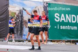 02.08.2024, Sandnes, Norway (NOR): Sturla Laegreid (Holm) - BLINK24 Festival Biathlon - Sandnes (NOR). www.nordicfocus.com. © Nordnes/NordicFocus. Every downloaded picture is fee-liable.