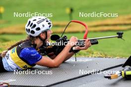 03.08.2024, Sandnes, Norway (NOR): Symra Emilia Graverhaugen (NOR) - BLINK24 Festival Biathlon - Sandnes (NOR). www.nordicfocus.com. © Manzoni/NordicFocus. Every downloaded picture is fee-liable.