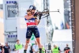 02.08.2024, Sandnes, Norway (NOR): Lou Jeanmonnot (FRA) - BLINK24 Festival Biathlon - Sandnes (NOR). www.nordicfocus.com. © Manzoni/NordicFocus. Every downloaded picture is fee-liable.