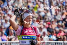 02.08.2024, Sandnes, Norway (NOR): Karoline Knotten (Offigstad) - BLINK24 Festival Biathlon - Sandnes (NOR). www.nordicfocus.com. © Nordnes/NordicFocus. Every downloaded picture is fee-liable.