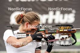 03.08.2024, Sandnes, Norway (NOR): Justine Braisaz-Bouchet (FRA) - BLINK24 Festival Biathlon - Sandnes (NOR). www.nordicfocus.com. © Nordnes/NordicFocus. Every downloaded picture is fee-liable.