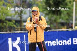 03.08.2024, Sandnes, Norway (NOR): German coach Event Feature: - BLINK24 Festival Biathlon - Sandnes (NOR). www.nordicfocus.com. © Manzoni/NordicFocus. Every downloaded picture is fee-liable.