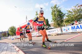 02.08.2024, Sandnes, Norway (NOR): Karoline Offigstad Knotten (NOR) - BLINK24 Festival Biathlon - Sandnes (NOR). www.nordicfocus.com. © Manzoni/NordicFocus. Every downloaded picture is fee-liable.