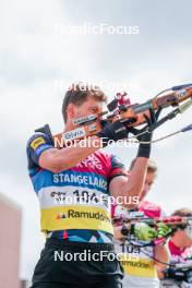 02.08.2024, Sandnes, Norway (NOR): Sturla Laegreid (Holm) - BLINK24 Festival Biathlon - Sandnes (NOR). www.nordicfocus.com. © Nordnes/NordicFocus. Every downloaded picture is fee-liable.