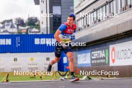 02.08.2024, Sandnes, Norway (NOR): Quentin Fillon Maillet (FRA) - BLINK24 Festival Biathlon - Sandnes (NOR). www.nordicfocus.com. © Nordnes/NordicFocus. Every downloaded picture is fee-liable.