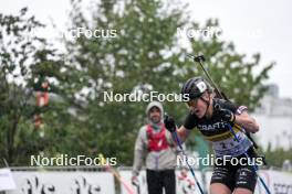 03.08.2024, Sandnes, Norway (NOR): Sophie Chauveau (FRA) - BLINK24 Festival Biathlon - Sandnes (NOR). www.nordicfocus.com. © Nordnes/NordicFocus. Every downloaded picture is fee-liable.