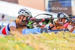 02.08.2024, Sandnes, Norway (NOR): Johanna Puff (GER) - BLINK24 Festival Biathlon - Sandnes (NOR). www.nordicfocus.com. © Manzoni/NordicFocus. Every downloaded picture is fee-liable.