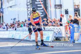 02.08.2024, Sandnes, Norway (NOR): Julia Simon (FRA) - BLINK24 Festival Biathlon - Sandnes (NOR). www.nordicfocus.com. © Manzoni/NordicFocus. Every downloaded picture is fee-liable.