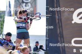 02.08.2024, Sandnes, Norway (NOR): Hanna Oeberg (SWE) - BLINK24 Festival Biathlon - Sandnes (NOR). www.nordicfocus.com. © Nordnes/NordicFocus. Every downloaded picture is fee-liable.