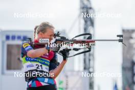 02.08.2024, Sandnes, Norway (NOR): Agathe Brathagen (NOR) - BLINK24 Festival Biathlon - Sandnes (NOR). www.nordicfocus.com. © Nordnes/NordicFocus. Every downloaded picture is fee-liable.