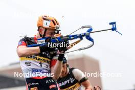 03.08.2024, Sandnes, Norway (NOR): Johannes Thingnes Boe (NOR) - BLINK24 Festival Biathlon - Sandnes (NOR). www.nordicfocus.com. © Manzoni/NordicFocus. Every downloaded picture is fee-liable.