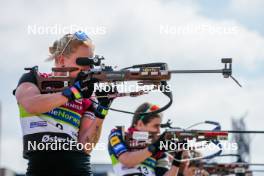 02.08.2024, Sandnes, Norway (NOR): Sophie Chauveau (FRA) - BLINK24 Festival Biathlon - Sandnes (NOR). www.nordicfocus.com. © Nordnes/NordicFocus. Every downloaded picture is fee-liable.