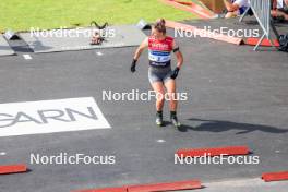 02.08.2024, Sandnes, Norway (NOR): Justine Braisaz-Bouchet (FRA) - BLINK24 Festival Biathlon - Sandnes (NOR). www.nordicfocus.com. © Manzoni/NordicFocus. Every downloaded picture is fee-liable.