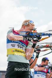 02.08.2024, Sandnes, Norway (NOR): Johannes Thingnes Boe (NOR) - BLINK24 Festival Biathlon - Sandnes (NOR). www.nordicfocus.com. © Nordnes/NordicFocus. Every downloaded picture is fee-liable.