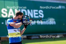 02.08.2024, Sandnes, Norway (NOR): Fabien Claude (FRA) - BLINK24 Festival Biathlon - Sandnes (NOR). www.nordicfocus.com. © Manzoni/NordicFocus. Every downloaded picture is fee-liable.