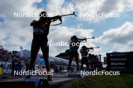 02.08.2024, Sandnes, Norway (NOR): Julia Simon (FRA) - BLINK24 Festival Biathlon - Sandnes (NOR). www.nordicfocus.com. © Nordnes/NordicFocus. Every downloaded picture is fee-liable.