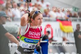 02.08.2024, Sandnes, Norway (NOR): Emilie Kalkenberg (Agheim) - BLINK24 Festival Biathlon - Sandnes (NOR). www.nordicfocus.com. © Nordnes/NordicFocus. Every downloaded picture is fee-liable.