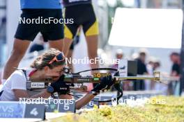 02.08.2024, Sandnes, Norway (NOR): Justine Braisaz-Bouchet (FRA) - BLINK24 Festival Biathlon - Sandnes (NOR). www.nordicfocus.com. © Nordnes/NordicFocus. Every downloaded picture is fee-liable.