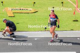 02.08.2024, Sandnes, Norway (NOR): Elvira Oeberg (SWE) - BLINK24 Festival Biathlon - Sandnes (NOR). www.nordicfocus.com. © Manzoni/NordicFocus. Every downloaded picture is fee-liable.