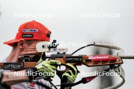 03.08.2024, Sandnes, Norway (NOR): David Zobel (GER) - BLINK24 Festival Biathlon - Sandnes (NOR). www.nordicfocus.com. © Nordnes/NordicFocus. Every downloaded picture is fee-liable.