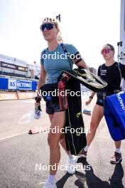 02.08.2024, Sandnes, Norway (NOR): Hanna Oeberg (SWE), Elvira Oeberg (SWE), (l-r) - BLINK24 Festival Biathlon - Sandnes (NOR). www.nordicfocus.com. © Manzoni/NordicFocus. Every downloaded picture is fee-liable.