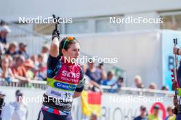 02.08.2024, Sandnes, Norway (NOR): Marthe Johansen (Krakstad) - BLINK24 Festival Biathlon - Sandnes (NOR). www.nordicfocus.com. © Nordnes/NordicFocus. Every downloaded picture is fee-liable.