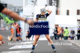 03.08.2024, Sandnes, Norway (NOR): Hanna Boerve (NOR) - BLINK24 Festival Biathlon - Sandnes (NOR). www.nordicfocus.com. © Manzoni/NordicFocus. Every downloaded picture is fee-liable.