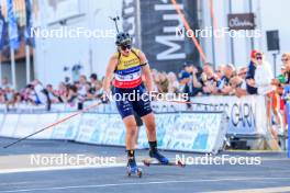 02.08.2024, Sandnes, Norway (NOR): Julia Simon (FRA) - BLINK24 Festival Biathlon - Sandnes (NOR). www.nordicfocus.com. © Manzoni/NordicFocus. Every downloaded picture is fee-liable.