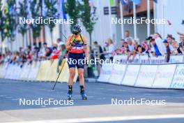 02.08.2024, Sandnes, Norway (NOR): Julia Simon (FRA) - BLINK24 Festival Biathlon - Sandnes (NOR). www.nordicfocus.com. © Manzoni/NordicFocus. Every downloaded picture is fee-liable.