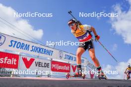 02.08.2024, Sandnes, Norway (NOR): Hanna Kebinger (GER) - BLINK24 Festival Biathlon - Sandnes (NOR). www.nordicfocus.com. © Nordnes/NordicFocus. Every downloaded picture is fee-liable.