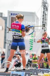 02.08.2024, Sandnes, Norway (NOR): Karoline Erdal (NOR) - BLINK24 Festival Biathlon - Sandnes (NOR). www.nordicfocus.com. © Nordnes/NordicFocus. Every downloaded picture is fee-liable.