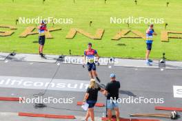 02.08.2024, Sandnes, Norway (NOR): Quentin Fillon Maillet (FRA) - BLINK24 Festival Biathlon - Sandnes (NOR). www.nordicfocus.com. © Nordnes/NordicFocus. Every downloaded picture is fee-liable.