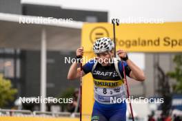 03.08.2024, Sandnes, Norway (NOR): Hanna Boerve (NOR) - BLINK24 Festival Biathlon - Sandnes (NOR). www.nordicfocus.com. © Nordnes/NordicFocus. Every downloaded picture is fee-liable.