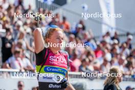 02.08.2024, Sandnes, Norway (NOR): Sophie Chauveau (FRA) - BLINK24 Festival Biathlon - Sandnes (NOR). www.nordicfocus.com. © Nordnes/NordicFocus. Every downloaded picture is fee-liable.