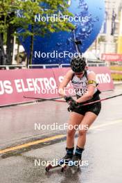 03.08.2024, Sandnes, Norway (NOR): Antonia Mia Samseth (NOR) - BLINK24 Festival Biathlon - Sandnes (NOR). www.nordicfocus.com. © Nordnes/NordicFocus. Every downloaded picture is fee-liable.