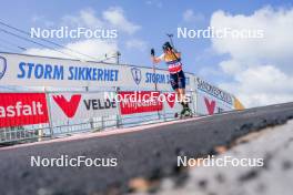 02.08.2024, Sandnes, Norway (NOR): Lou Jeanmonnot (FRA) - BLINK24 Festival Biathlon - Sandnes (NOR). www.nordicfocus.com. © Nordnes/NordicFocus. Every downloaded picture is fee-liable.