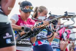 02.08.2024, Sandnes, Norway (NOR): Hanna Oeberg (SWE) - BLINK24 Festival Biathlon - Sandnes (NOR). www.nordicfocus.com. © Nordnes/NordicFocus. Every downloaded picture is fee-liable.